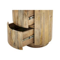 Kingston 18-Inch Round Nightstand with 2 Drawers by Carolina Living
