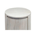 Kingston 18-Inch Round Nightstand with 2 Drawers by Carolina Living