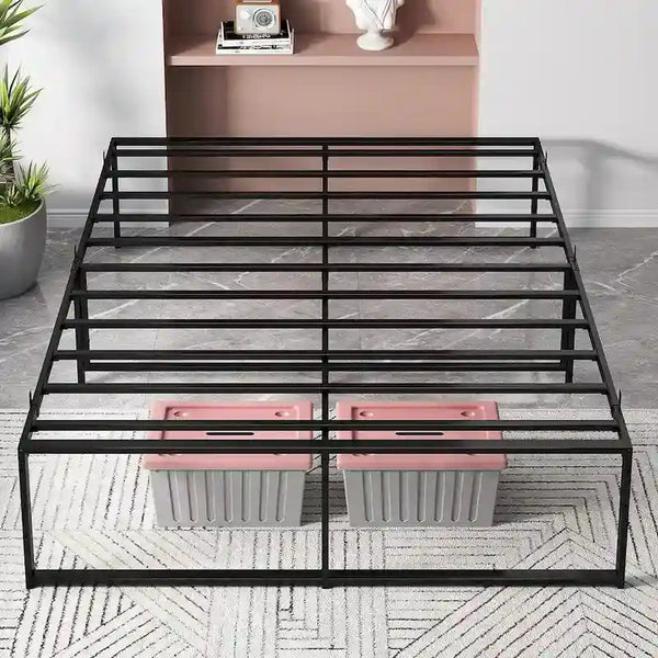 14-Inch Heavy-Duty Metal Full Bed Frame