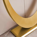Contemporary Console Table with Elegant Design, Metal Frame, and Adjustable Foot Pads for Entryway