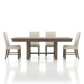 Jusk Rustic Grey Wood 5-Piece Dining Set by Furniture of America
