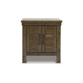 Signature Design by Ashley Moriville Brown End Table - Dimensions: 24"W x 26"D x 25"H