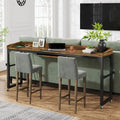 Mobile Height Adjustable Overbed Table with Wheels, Featuring Outlets and USB Ports for Laptops
