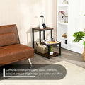 Costway 3-Tier Side Table with Storage Shelf - Versatile Nightstand
