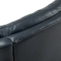 Jordano Mid-Century Leather Recliner with Metal Base by HULALA HOME