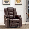 MCombo Compact Power Lift Recliner Chair with Massage and Heat for Seniors, Faux Leather Model 7569