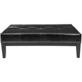 SAFAVIEH Tonja Brown Bicast Leather Rectangular Ottoman