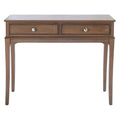 SAFAVIEH Affie 2-Drawer Console Table - Dimensions: 35.5" W x 13" D x 29.5" H