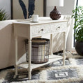 SAFAVIEH Leonia Console Table with 2 Drawers - Dimensions: 35.5" W x 13" L x 29.5" H