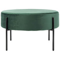 SAFAVIEH Shianne Round Velvet Cocktail Ottoman Table