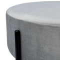 SAFAVIEH Shianne Round Velvet Cocktail Ottoman Table