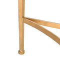 SAFAVIEH Couture Zelda Antique Gold Glass Console Table - Dimensions: 36" W x 15" D x 31" H