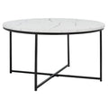 SAFAVIEH Alverda Marble Coffee Table - Dimensions: 35" W x 35" D x 19" H