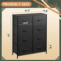 Bedroom Fabric Storage Dresser