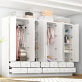 78.7H Combo Twin Wardrobe Set: Stylish and Functional Armoires for Your Closet