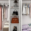 78.7H Combo Twin Wardrobe Set: Stylish and Functional Armoires for Your Closet