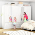 78.7H Combo Twin Wardrobe Set: Stylish and Functional Armoires for Your Closet