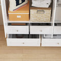 78.7H Combo Twin Wardrobe Set: Stylish and Functional Armoires for Your Closet