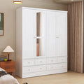 78.7H Combo Twin Wardrobe Set: Stylish and Functional Armoires for Your Closet