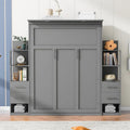 Murphy Bed with Storage Shelves Drawers and Foldable Cabinet Design