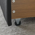 Upholstered Tufted Queen Size Daybed Sofa Bed with Storage Drawers