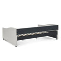 Upholstered Tufted Queen Size Daybed Sofa Bed with Storage Drawers