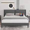 Queen Bed Frame Featuring USB Charging Ports