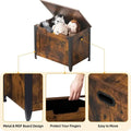 Angle Iron Storage Stool with Box Design