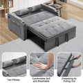 3-in-1 Modern Velvet Sleeper Sofa Bed: Convertible Loveseat with Pull-Out Bed