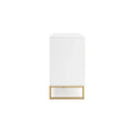 Signature Design by Ashley Socalle White and Gold Dresser
