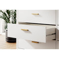 Signature Design by Ashley Socalle White and Gold Dresser
