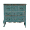 Rustic 3-Drawer Dresser with Distressed Finish