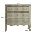 Rustic 3-Drawer Dresser with Distressed Finish
