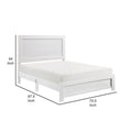 Rustic Farmhouse California King Bed by Eby - White Wood Veneer Finish