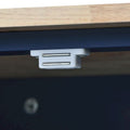 Mobile Kitchen Island on Wheels with Drop Leaf and Solid Wood Top