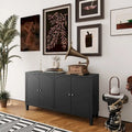 4-Door Wooden Accent Cabinet - Sideboard Buffet Server