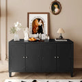 4-Door Wooden Accent Cabinet - Sideboard Buffet Server