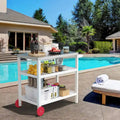 Portable Kitchen Island Grill Cart for Patios