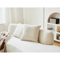90.2-Inch Curved Velvet Half Moon Sofa for Living Room