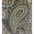 Capernicus Beige Paisley Pattern Accent Chair