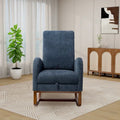 Ergonomic High Back Rocking Chair with Adjustable Footrest