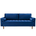 Talby Velvet Sofa by Carson Carrington