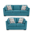 Roundhill Furniture Clareen 2-Piece Sofa and Loveseat Living Room Set