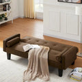 Convertible Sofa Bed for Living Room with Two Pillows Included