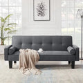 Convertible Sofa Bed for Living Room with Two Pillows Included