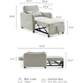 Mopio Sophie 4-in-1 Convertible Chair Bed