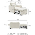 Mopio Sophie 4-in-1 Convertible Chair Bed