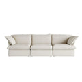 Contemporary 3-Seat Modular Sectional Sofa for Living Room - Comfortable Convertible Couch