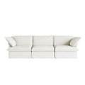 Contemporary 3-Seat Modular Sectional Sofa for Living Room - Comfortable Convertible Couch