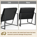 Glitzhome Set of 2 Mid-Century Tufted Accent Chairs in 29.25W PU Leather